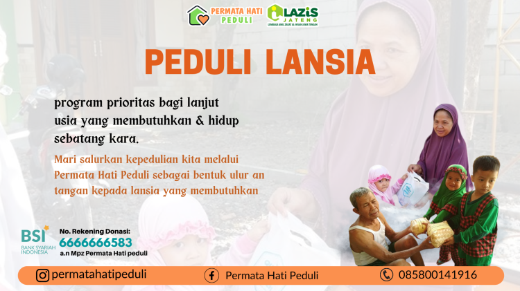 Banner program PEDULI LANSIA
