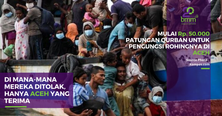Gambar banner PATUNGAN KURBAN UNTUK PENGUNGSI ROHINGNYA DI ACEH