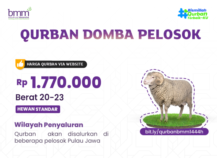 Banner program Qurban Domba Pelosok