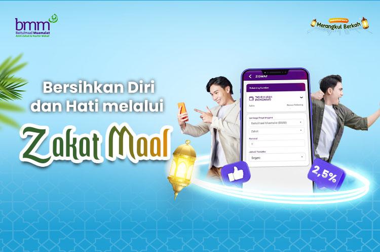 Banner program Sucikan Harta dengan Tunaikan Zakat Maal