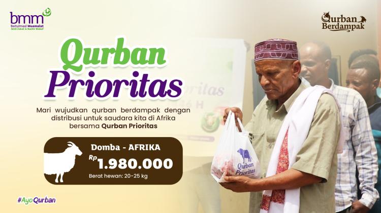 Banner program Qurban Domba Afrika