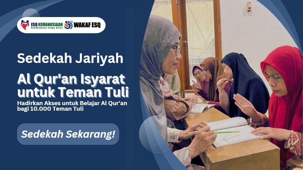 Gambar banner Mushaf Al Quran Isyarat bagi Teman Tuli