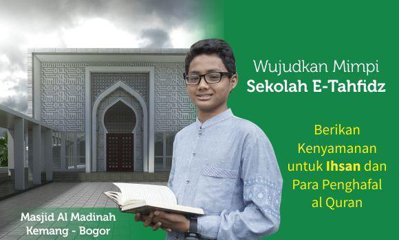 Banner program Wujudkan Mimpi Sekolah E Tahfidz