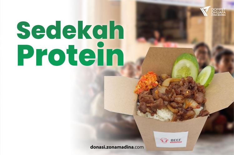 Banner program Sedekah Protein