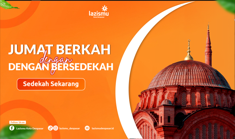 Banner program Sedekah Jumat Lazismu Denpasar