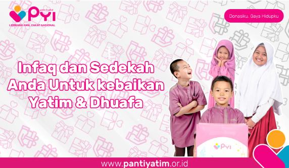 Banner program Infaq untuk Kebahagiaan Yatim dhuafa