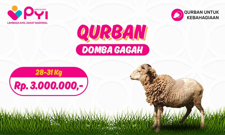 Banner program Qurban Kebahagiaan Paket Gagah