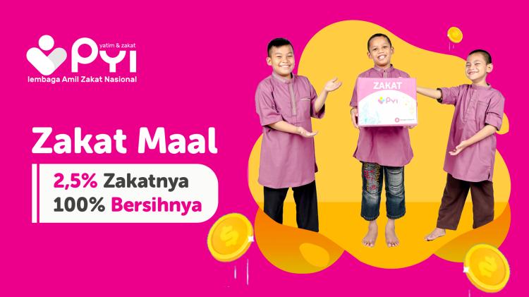 Banner program Zakat Bahagia Berdaya Melalui PYI