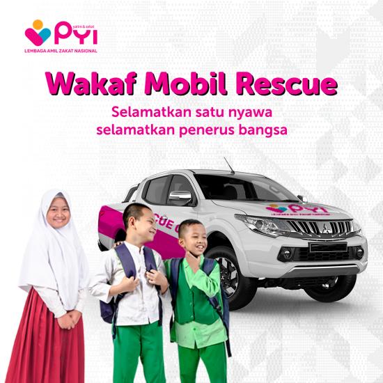 Banner program Wakaf Mobil Rescue