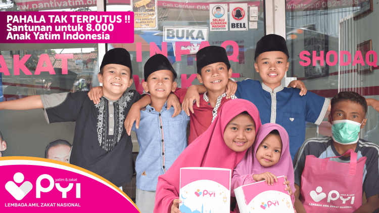 Banner program Luar Biasa, Pahala Mengalir Santuni Anak Yatim