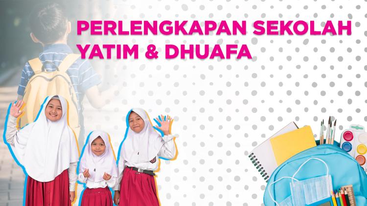 Gambar banner Perlengkapan Sekolah Yatim dan Dhuafa