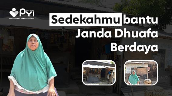 Banner program Bantuan Gerobak Untuk Janda Bisa Berdaya