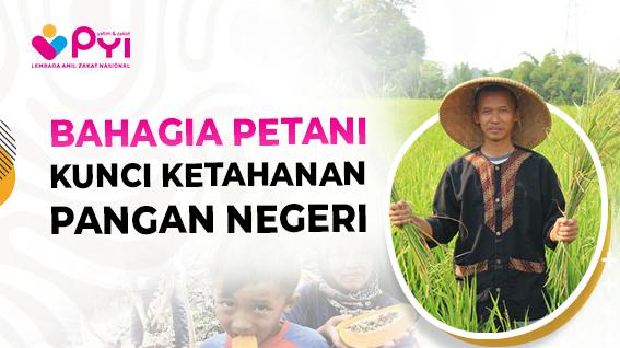 Banner program Sedekah Bantu Petani Kecil Mandiri dan Berdaya