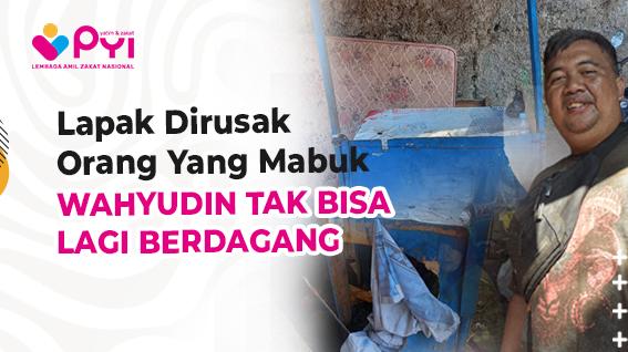 Banner program Bantu Wahyudin Perbaiki Tempat Usaha