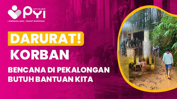 Gambar banner Bantu Korban Bencana Banjir dan Longsor Di Pekalongan