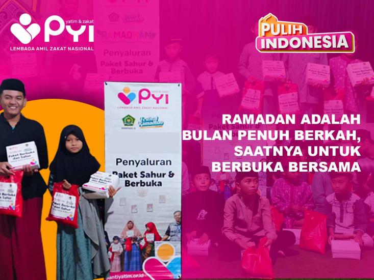 Banner program Berbagi Buka Puasa dan Sahur Untuk Anak Yatim dan Dhuafa