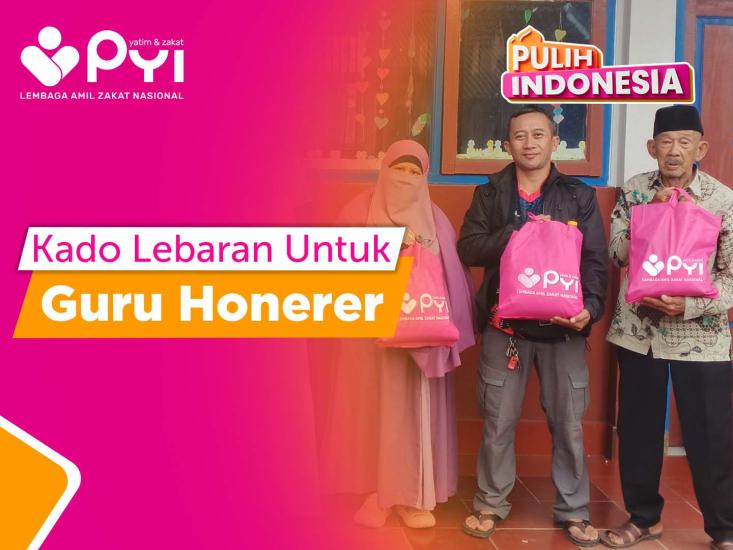 Banner program Kado Lebaran Penuh Makna untuk Guru Honorer