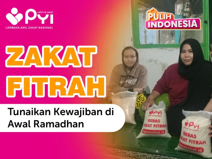 Banner program Sempurnakan Ramadan Anda dengan Zakat Fitrah