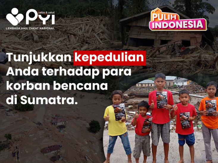 Banner program Saat Sumatra Diuji, Kita Dipanggil untuk Peduli