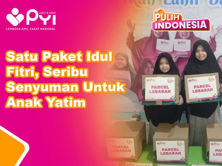 Banner program Hadiahkan Senyum Lebaran untuk Yatim  Dhuafa