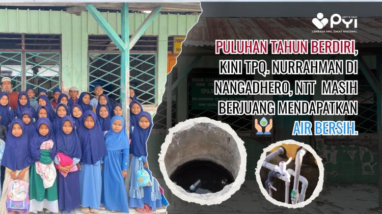 Gambar banner 23 Tahun Mengajar Al-Quran, Kini TPQ Nurrahman Kesulitan Air Bersih