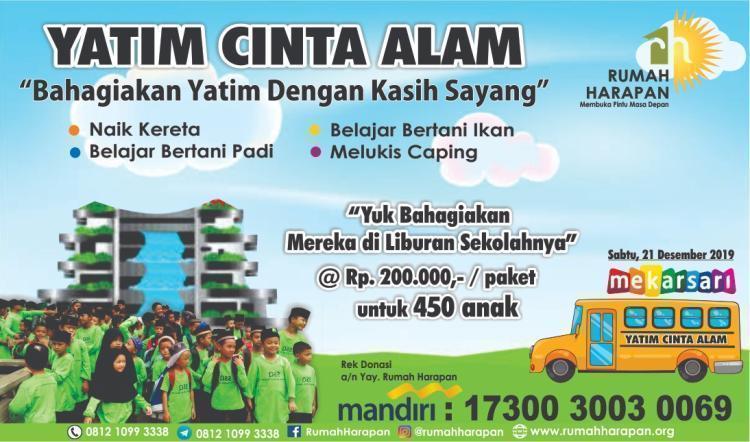 Gambar banner Yatim Cinta Alam Bahagiakan yatim dengan kasih sayang Gambar banner Yatim Cinta Alam Bahagiakan yatim dengan kasih sayang
