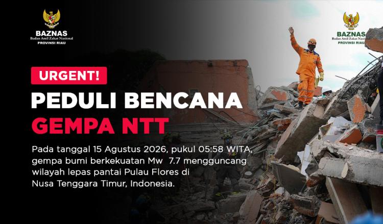 Gambar banner PEDULI BENCANA GEMPA NTT