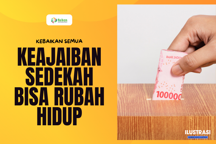 Banner program KEAJAIBAN SEDEKAH BISA RUBAH HIDUP