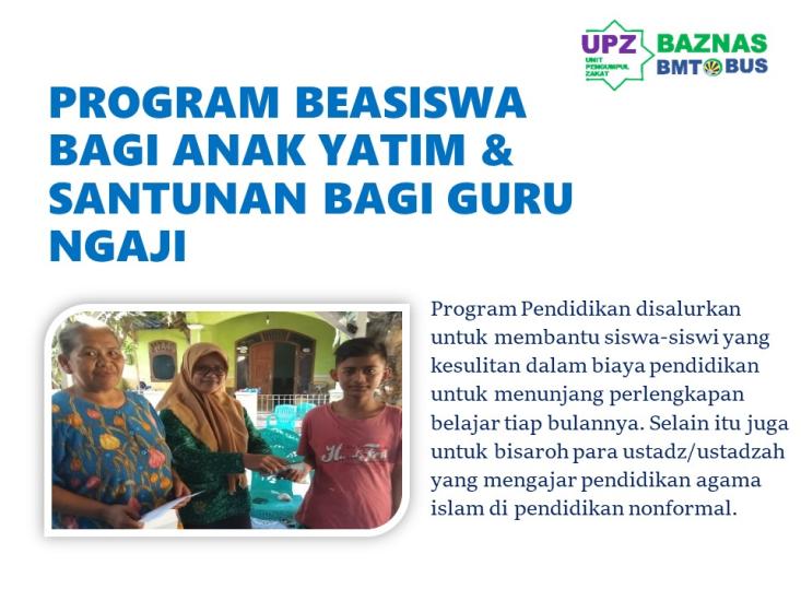 Gambar banner Program Beasiswa Anak Yatim dan Santunan Guru Ngaji