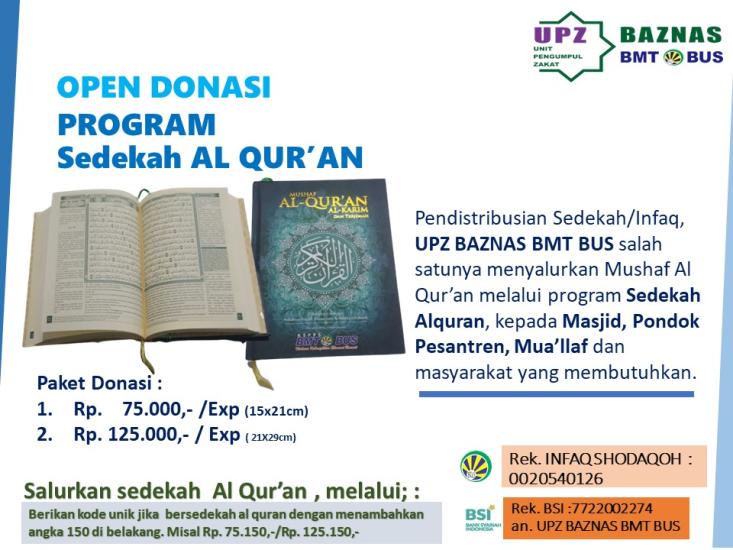 Gambar banner Program Sedekah Al Quran Gambar banner Program Sedekah Al Quran