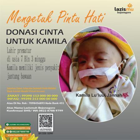 Gambar banner DONASI CINTA UNTUK KAMILA Gambar banner DONASI CINTA UNTUK KAMILA