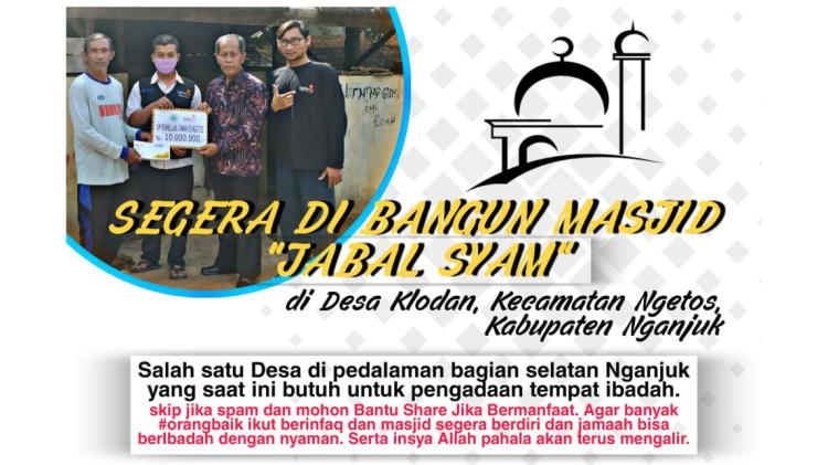Gambar banner Bantu Pembangunan Masjid Jabal Syam Gambar banner Bantu Pembangunan Masjid Jabal Syam