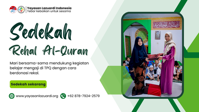 Gambar banner Sedekahmu, senyum mereka. Yuk, bantu bangun masa depan anak-anak TPQ Gambar banner Sedekahmu, senyum mereka. Yuk, bantu bangun masa depan anak-anak TPQ