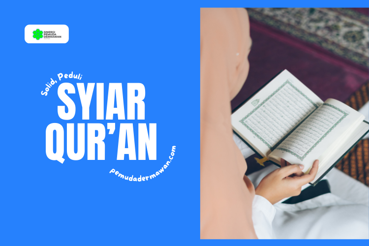 Banner program Al-Quran Dan Iqra Untuk Santri Yatim, Panti Asuhan, Dan Tempat Umum