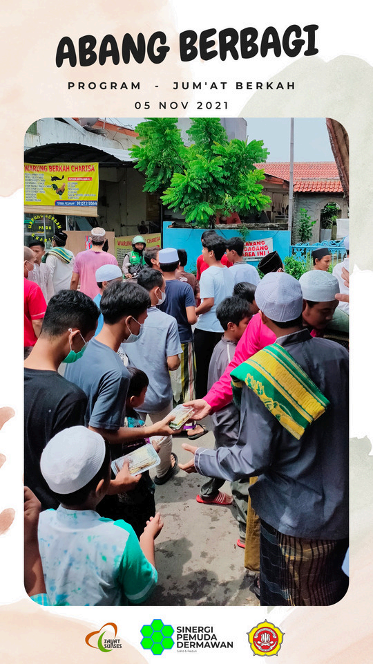 Banner program Sedekah Makan, Borong Dagangan UMKM