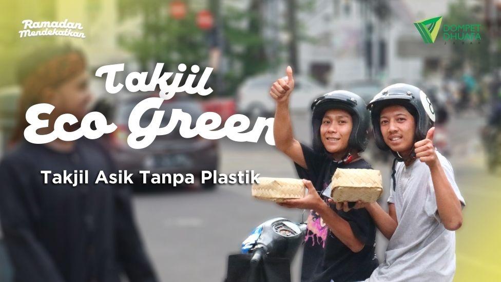 Banner program Berbagi Takjil Asik Tanpa Plastik