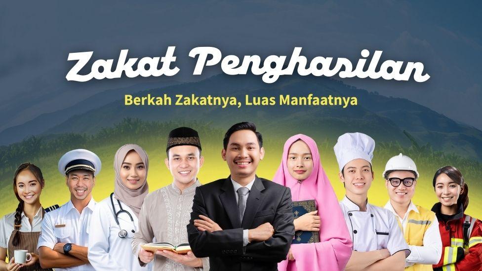 Banner program Tunaikan Zakat Penghasilan