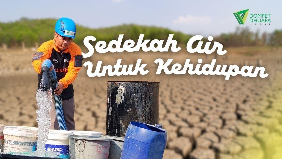 Banner program Sedekah Air Untuk Kehidupan