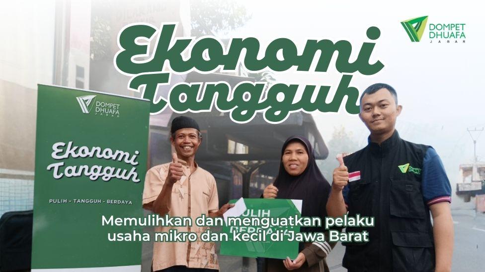 Banner program Bantu Kuatkan Pelaku Usaha Mikro dan Kecil di Jawa Barat