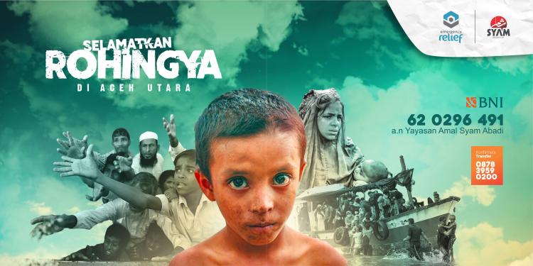 Gambar banner Selamatkan Rohingya di Aceh Utara Gambar banner Selamatkan Rohingya di Aceh Utara