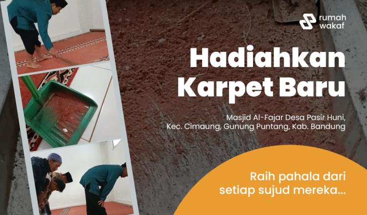 Banner program Wakaf Karpet Mesjid