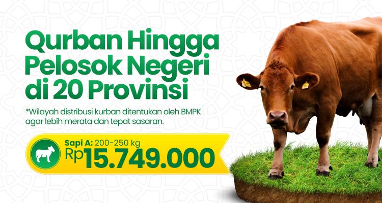 Gambar banner Qurban Village - Nasional - Sapi A 200-250kg Gambar banner Qurban Village - Nasional - Sapi A 200-250kg