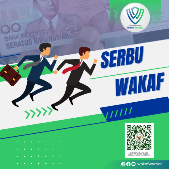 Banner program Serbu Wakaf