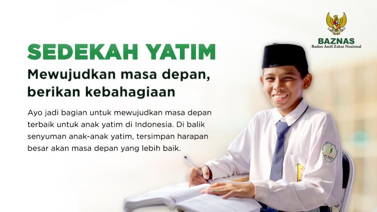 Banner program Sedekah Untuk Muliakan Yatim