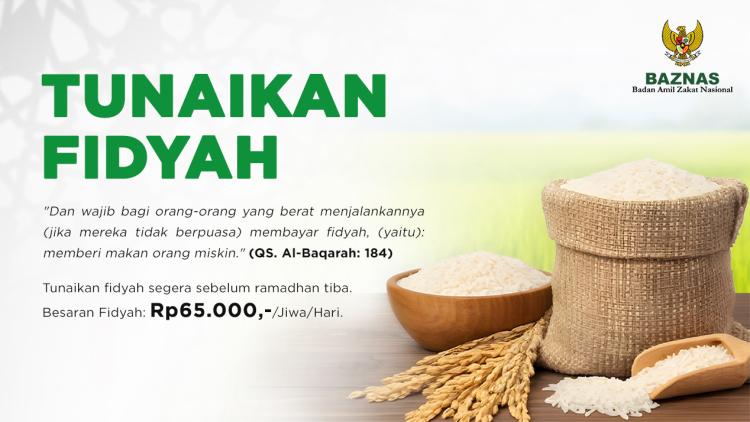 Gambar banner Tunaikan Fidyah