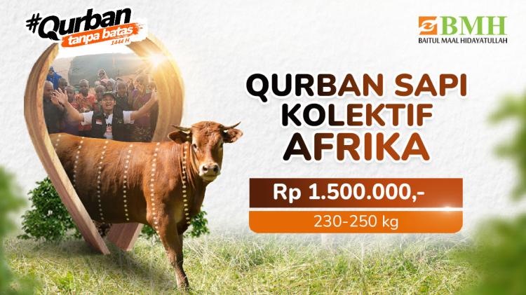Banner program Qurban Sapi Kolektif Afrika