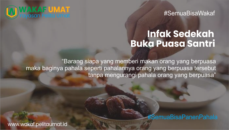 Gambar banner Donasi Buka Puasa Santri Penghafal Al-Quran