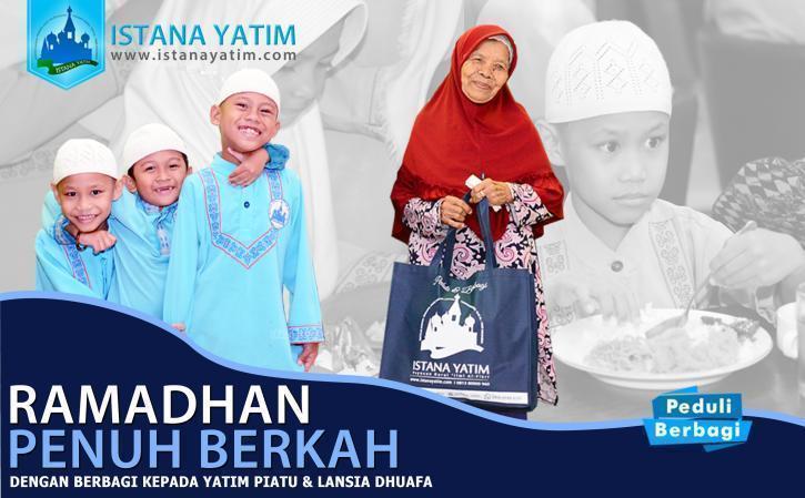 Gambar banner Berkah Ramadhan Bersama Yatim Piatu dan Lansia Dhuafa