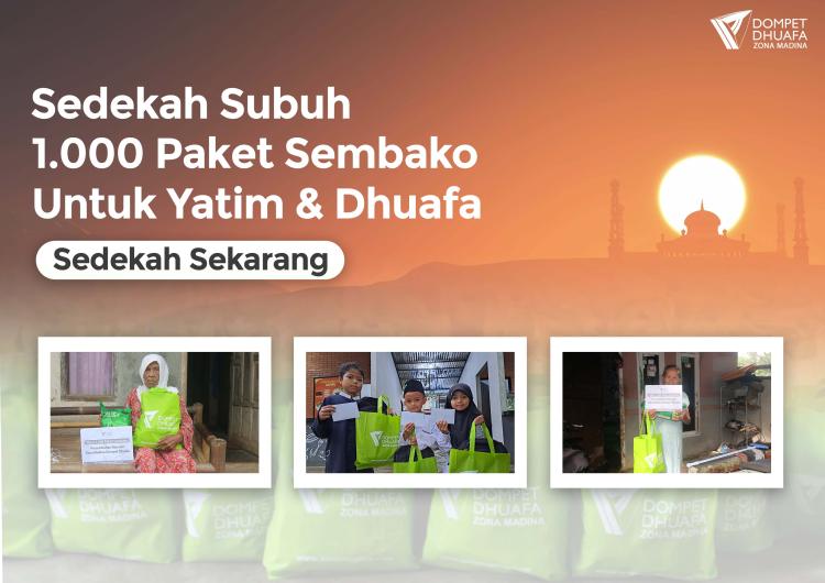 Banner program SEDEKAH SUBUH