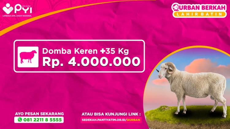 Banner program Qurban Berkah Paket Keren